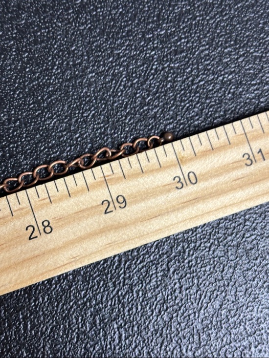 COPPER TONE Southwestern Boho NECKLACE STONES NAJA PENDANT IN IVORY - Picture 7 of 7